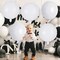 20 Pcs White Round Shaped Balloons,18 Inch Round Foil Balloon